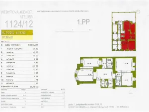 Prodej kanceláře, Praha - Holešovice, Pplk. Sochora, 98 m2