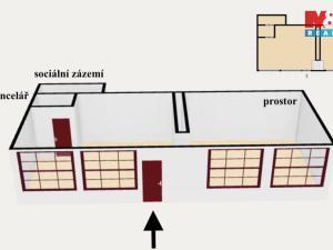 Prodej výrobních prostor, Častolovice, Komenského, 154 m2