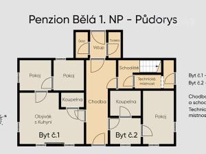 Prodej činžovního domu, Malonty, 389 m2