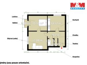 Pronájem bytu 2+1, Plzeň - Východní Předměstí, Úslavská, 64 m2