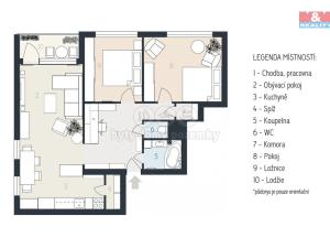 Prodej bytu 3+kk, Nymburk, Jurije Gagarina, 70 m2