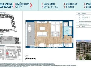 Prodej bytu 1+kk, Praha, Šiklové, 35 m2