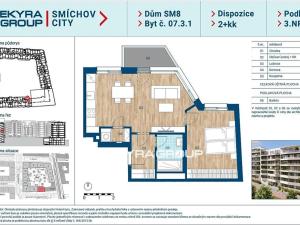 Prodej bytu 2+kk, Praha, Šiklové, 53 m2