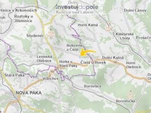 Prodej louky, Čistá u Horek, 11082 m2