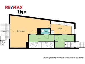 Prodej rodinného domu, Praha - Kunratice, Velké Kunratické, 134 m2