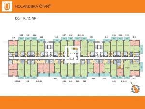 Pronájem bytu 1+kk, Olomouc, Aloise Rašína, 32 m2