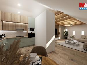 Prodej bytu 2+kk, Jindřichův Hradec - Jindřichův Hradec III, Mlýnská, 75 m2