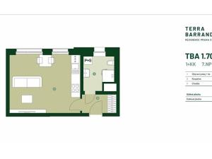 Prodej bytu 1+kk, Praha - Hlubočepy, Silurská, 35 m2