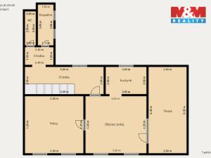 Pronájem rodinného domu, Domažlice - Město, Spálená, 101 m2