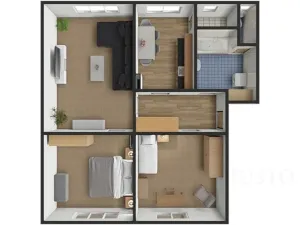 Prodej bytu 3+1, Písek, Za Pazdernou, 74 m2