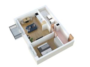 Prodej bytu 2+kk, Uherské Hradiště, Trnková, 44 m2