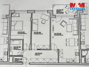 Pronájem bytu 3+kk, Pardubice - Zelené Předměstí, Pod Vinicí, 76 m2