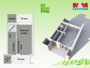 Prodej bytu 3+1, Horní Bečva, 79 m2