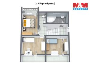 Prodej rodinného domu, Ostrov - Horní Žďár, 135 m2
