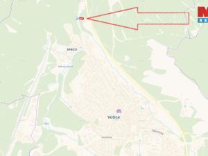 Prodej louky, Votice, 1118 m2