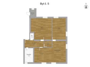 Prodej bytu 3+1, Ostrava - Slezská Ostrava, Na Bunčáku, 97 m2