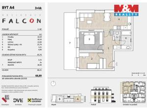 Prodej bytu 3+kk, Mělník, Sokolská, 69 m2