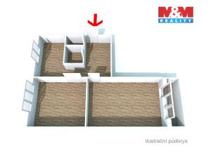 Prodej bytu 2+1, Ostrava, Závodní, 52 m2