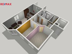 Pronájem bytu 3+1, Ostrava - Bělský Les, Horní, 81 m2