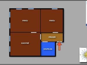 Prodej bytu 3+kk, Besednice, Náměstí, 67 m2