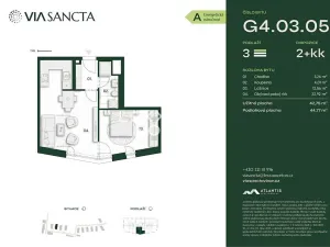 Prodej bytu 2+kk, Praha - Vinoř, Mladoboleslavská, 45 m2