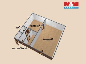 Pronájem obchodního prostoru, Kostelec nad Orlicí, Tyršova, 67 m2