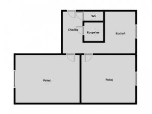Prodej bytu 2+1, Skuhrov nad Bělou, 70 m2