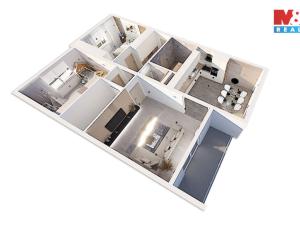 Prodej bytu 3+1, Nýrsko, Rybářská, 91 m2