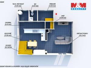 Prodej rodinného domu, Nové Dvory - Krámy, 118 m2