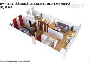 Prodej bytu 3+1, Šumperk, Temenická, 72 m2