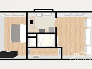 Pronájem bytu 2+kk, Kolín, Družstevní, 50 m2