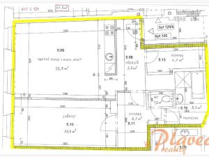 Pronájem bytu 2+kk, Praha - Staré Město, Národní, 65 m2