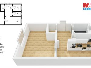 Prodej bytu 2+1, Strakonice - Strakonice I, Tržní, 59 m2