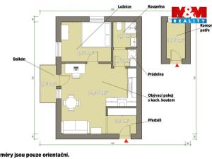 Pronájem bytu 2+kk, Zbůch, Brigádnická, 46 m2