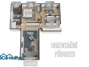 Prodej bytu 3+1, Kostelec nad Orlicí, Štefánikova, 65 m2
