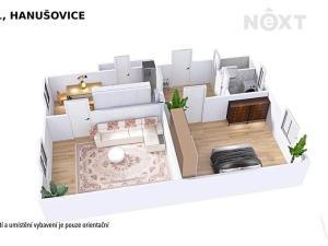 Pronájem bytu 2+1, Hanušovice, Hlavní, 69 m2