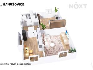 Pronájem bytu 2+1, Hanušovice, Hlavní, 69 m2
