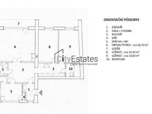 Prodej bytu 3+1, Praha - Smíchov, Nad Palatou, 109 m2