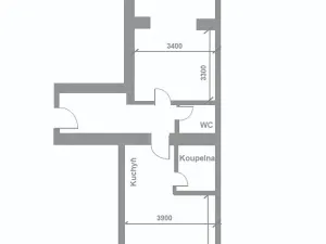 Pronájem bytu 2+kk, Písek, Mírové nám., 53 m2
