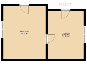 Pronájem obchodního prostoru, Český Krumlov, Budějovická, 34 m2