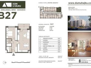 Prodej bytu 2+kk, Brno, Ukrajinská, 56 m2