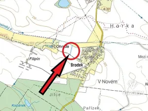 Prodej podílu pole, Dětenice, 437 m2