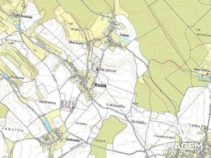 Prodej podílu pole, Košík, 1890 m2