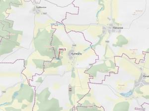 Dražba lesa, Kuřimany, 3255 m2