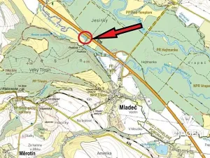 Prodej pole, Mladeč, 632 m2