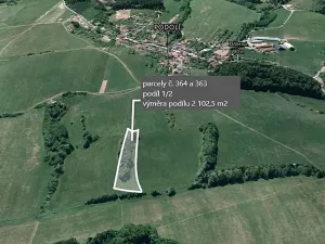 Prodej podílu pole, Podolí, 2102 m2