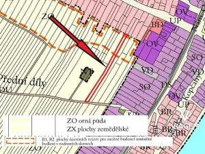 Prodej podílu zahrady, Kostice, 745 m2