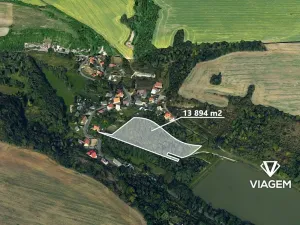 Prodej zahrady, Štětí, 13894 m2