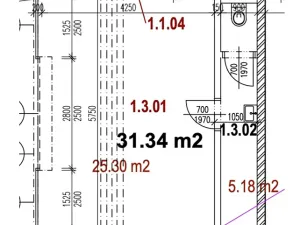 Pronájem obchodního prostoru, Slavkov u Brna, Křenovická, 32 m2