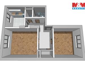 Prodej bytu 2+1, Žatec, Boženy Němcové, 71 m2